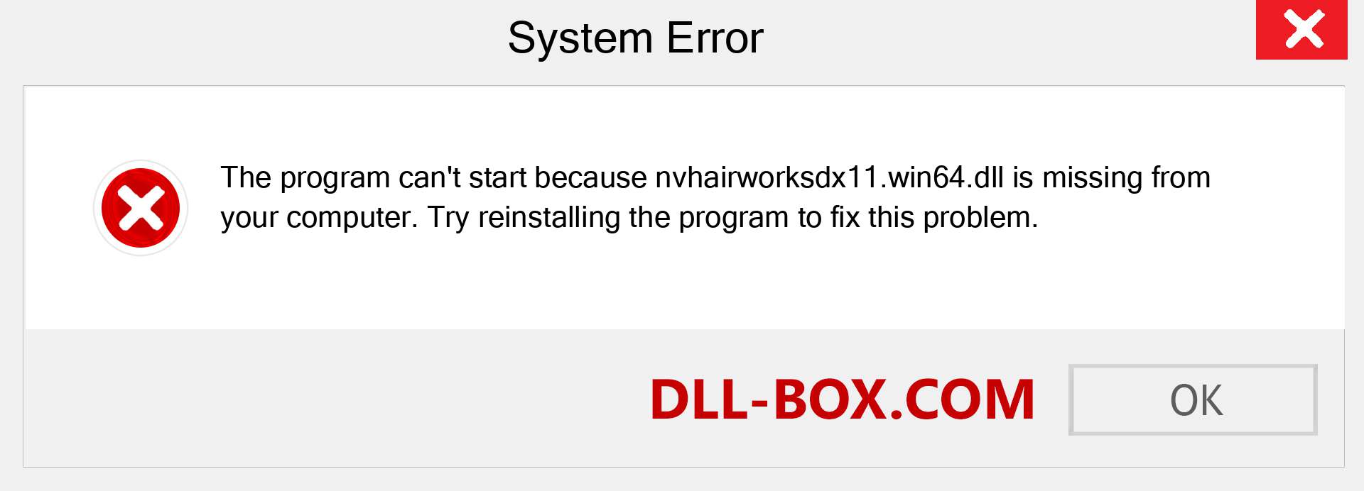  nvhairworksdx11.win64.dll file is missing?. Download for Windows 7, 8, 10 - Fix  nvhairworksdx11.win64 dll Missing Error on Windows, photos, images