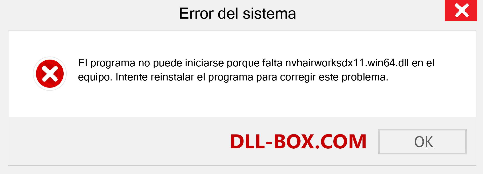 ¿Falta el archivo nvhairworksdx11.win64.dll ?. Descargar para Windows 7, 8, 10 - Corregir nvhairworksdx11.win64 dll Missing Error en Windows, fotos, imágenes